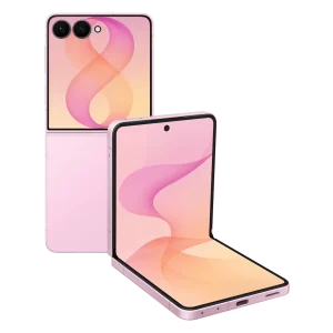 Samsung Galaxy Z Flip8 5G Pink 512GB foldable smartphone viewed from front and back